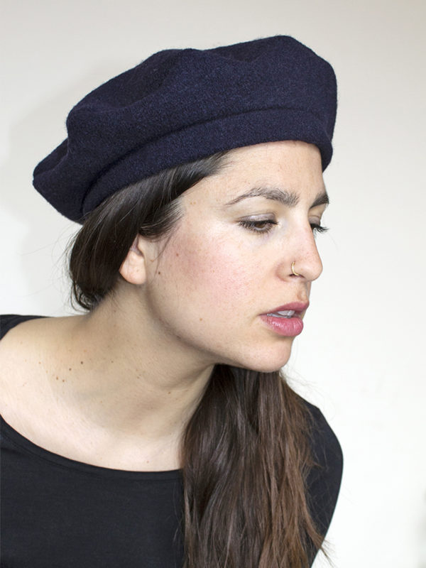 midnight blue beret