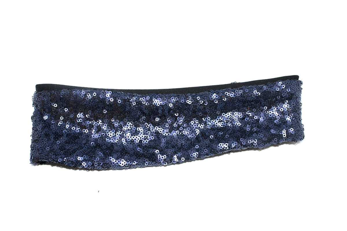 Paillettes blue bandeau