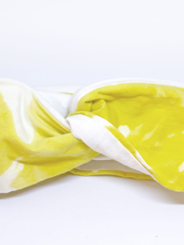 light mustard open turban