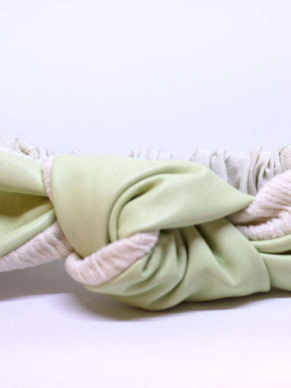 mint moss knot headband