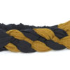 mustard black braid headband