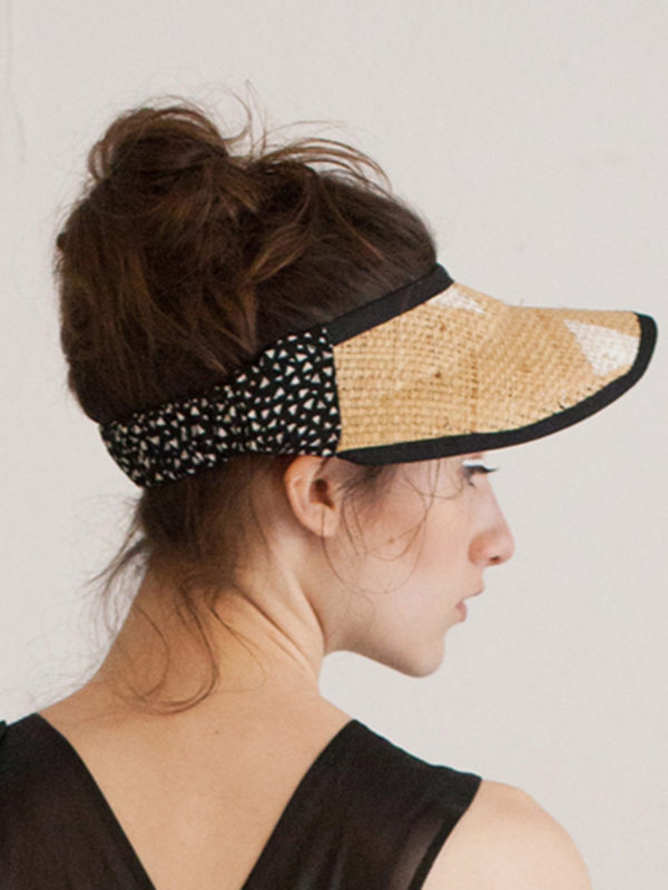 Raffia black visor