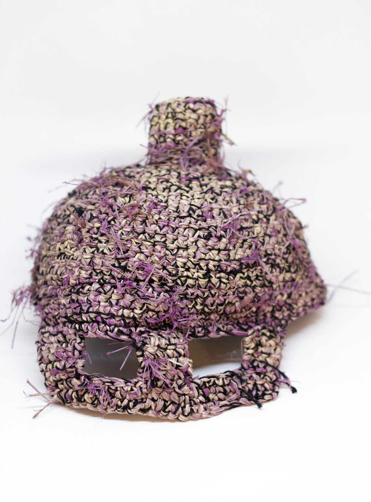 Ona Raffia Hat Mahogany