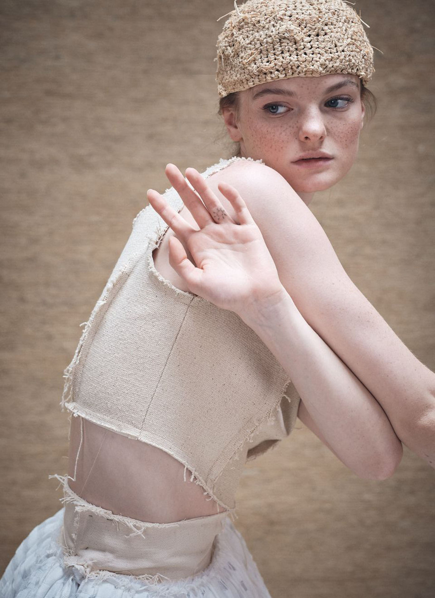 capellino raffia hat