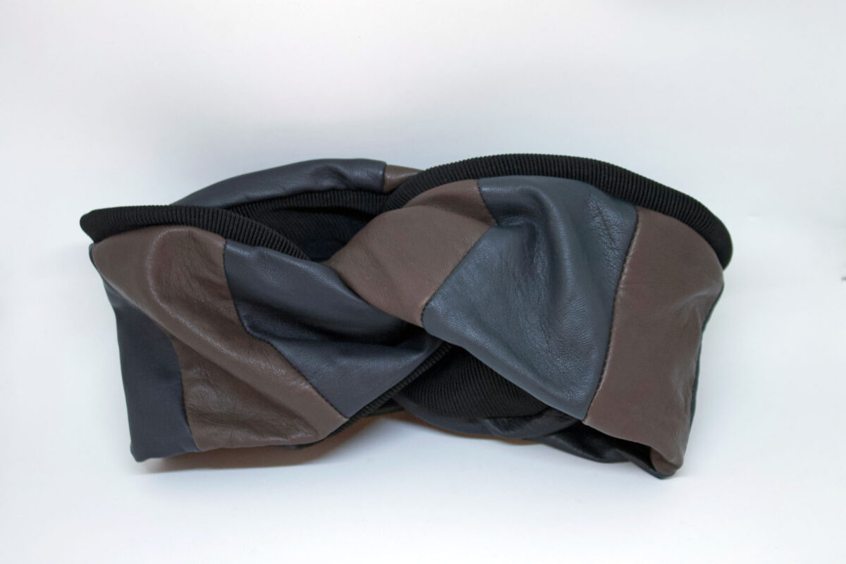 Sleek block open turban