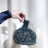 anthracite funnel raffia capellino