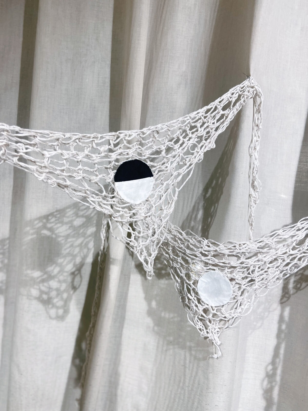 Stringed Moon headscarf by day