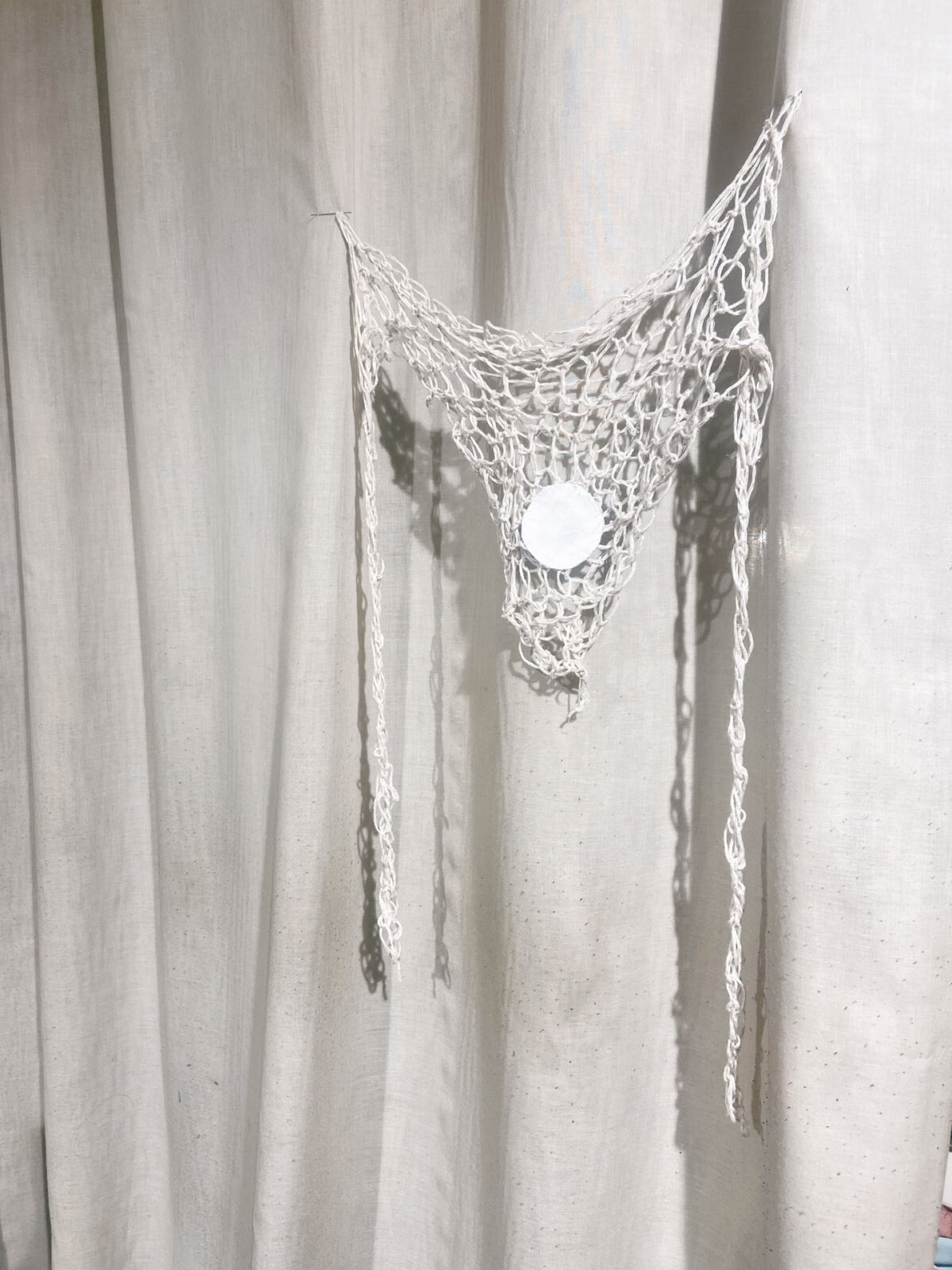 Stringed Moon headscarf by day